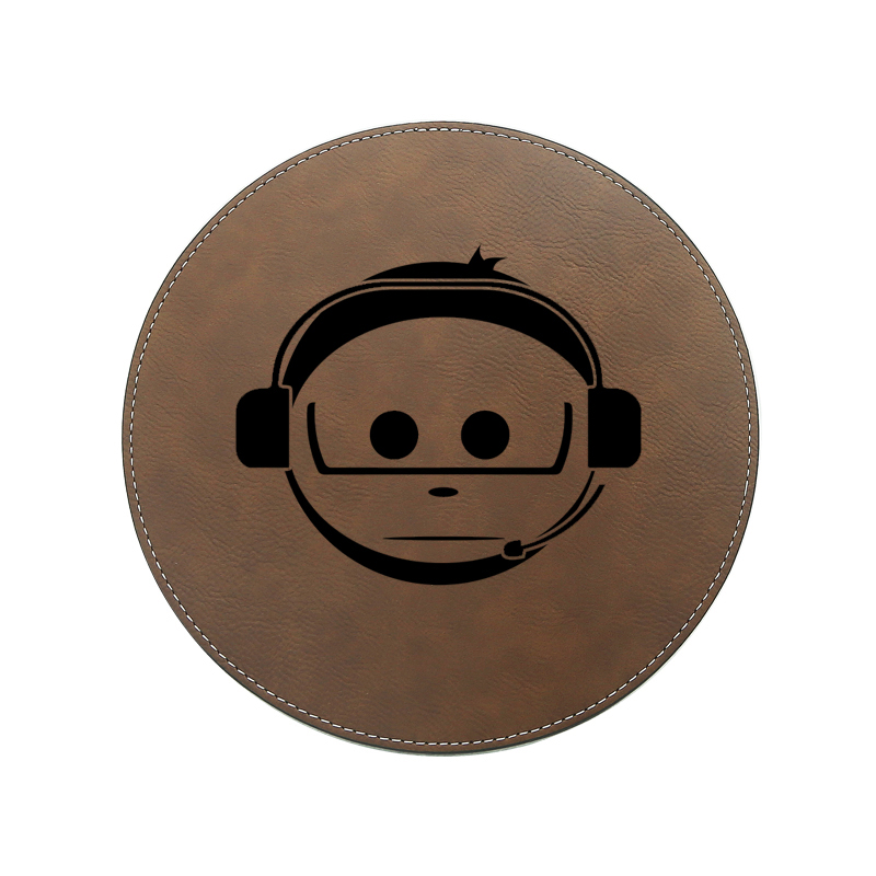 Okrugla podloga za miša od umjetne kože 20*20 cm