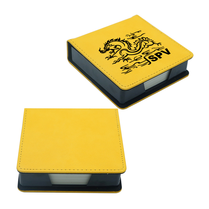 Laserable Leatherette četvrtasti držač za notes
