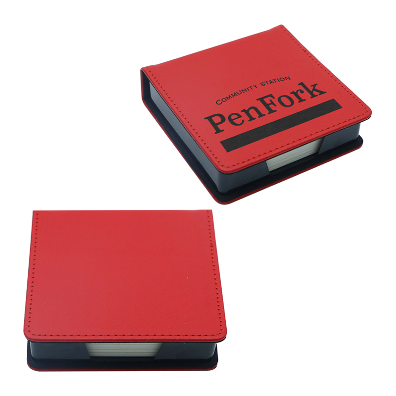 Laserable Leatherette četvrtasti držač za notes