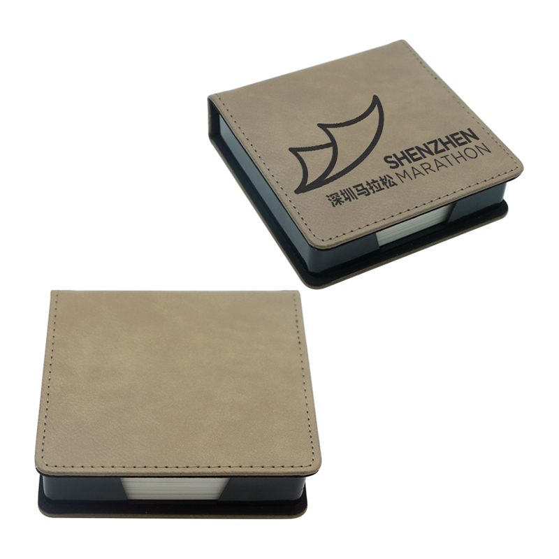 Laserable Leatherette četvrtasti držač za notes