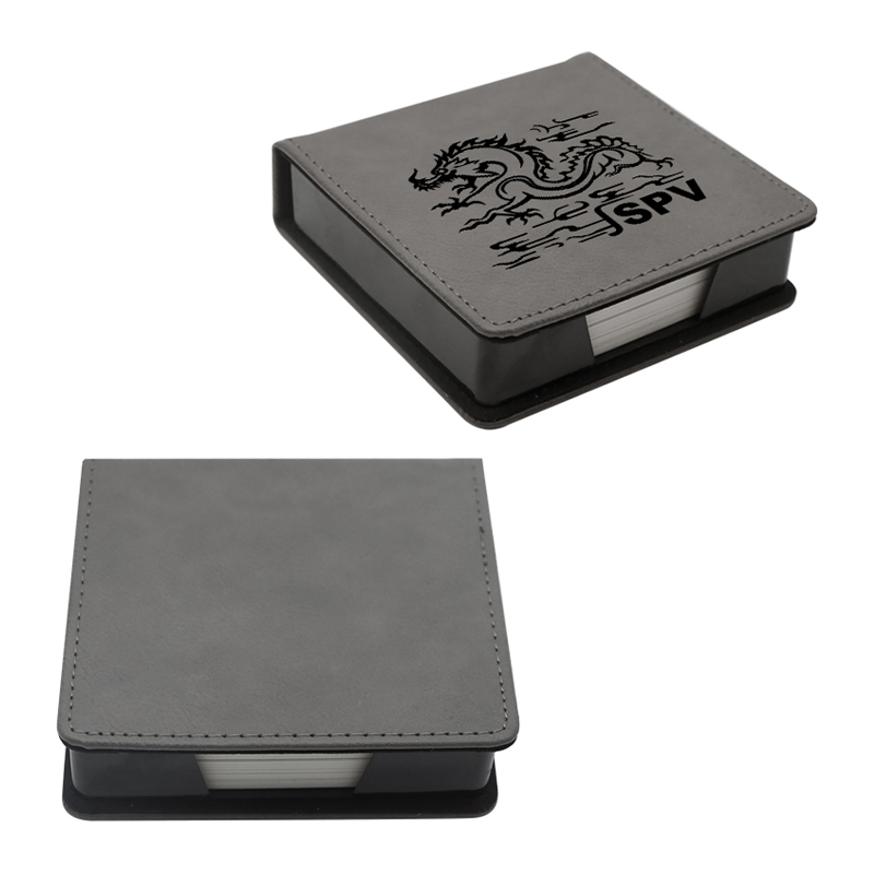 Laserable Leatherette četvrtasti držač za notes