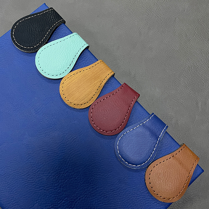 Laserable Leatherette Magnet Knjižna oznaka