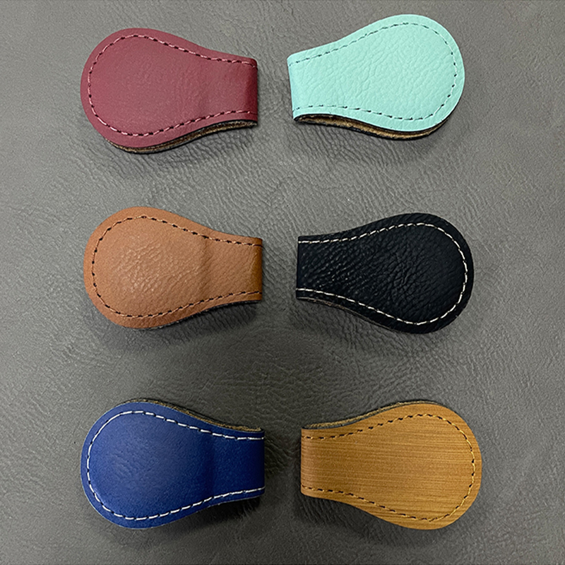 Laserable Leatherette Magnet Knjižna oznaka