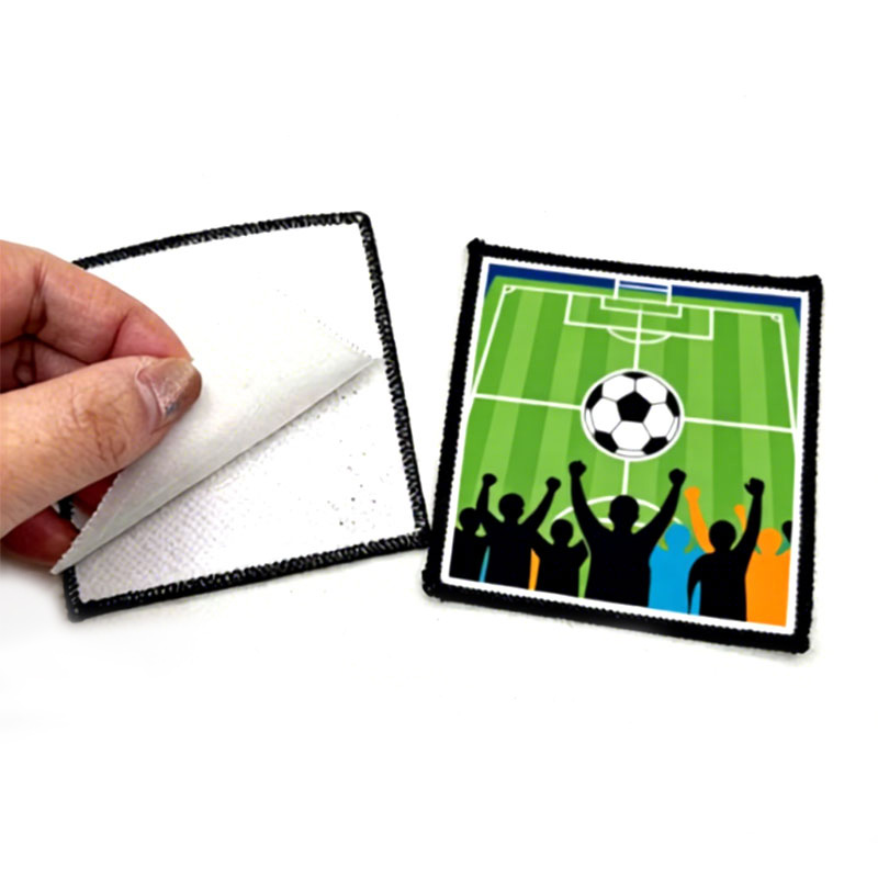 3' x 3' četvrtasti sublimacijski tkaninski Merrow flaster s ljepilom 3' x 3' četvrtasti sublimacijski tkaninski Merrow flaster s ljepilom