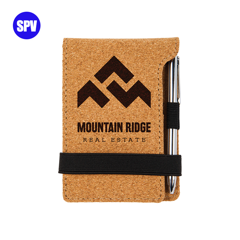 Laserable Leatherette Mini Notepad s olovkom