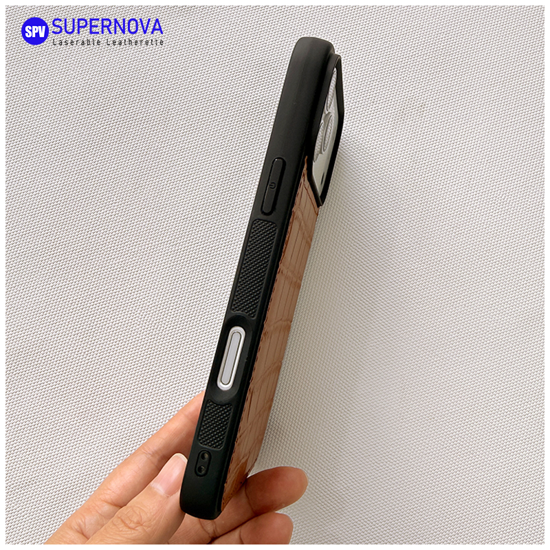 Laserable kožna telefonska torbica