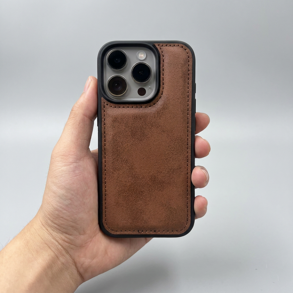 Laserable kožna telefonska torbica
