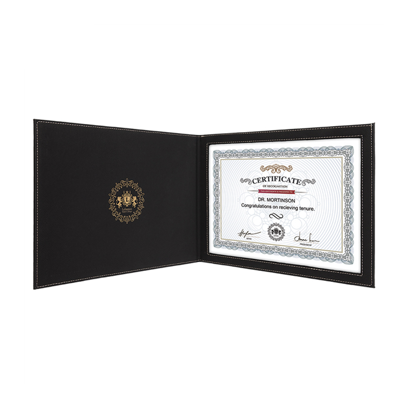 Laserable Leatherette držači certifikata