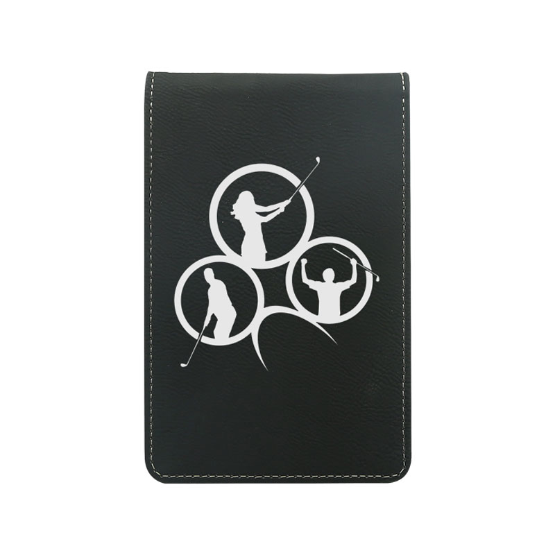 Laserable Leatherette Golf Scorecard držač