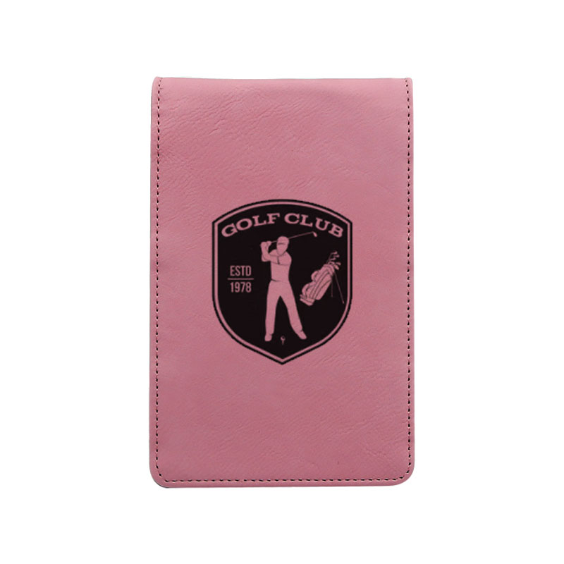 Laserable Leatherette Golf Scorecard držač
