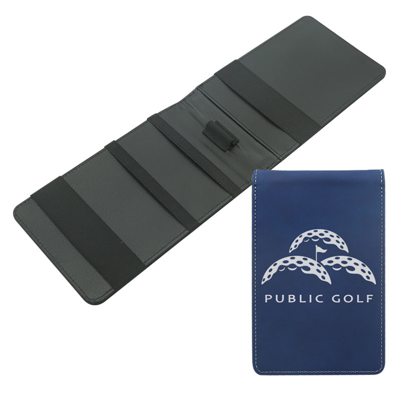 Laserable Leatherette Golf Scorecard držač
