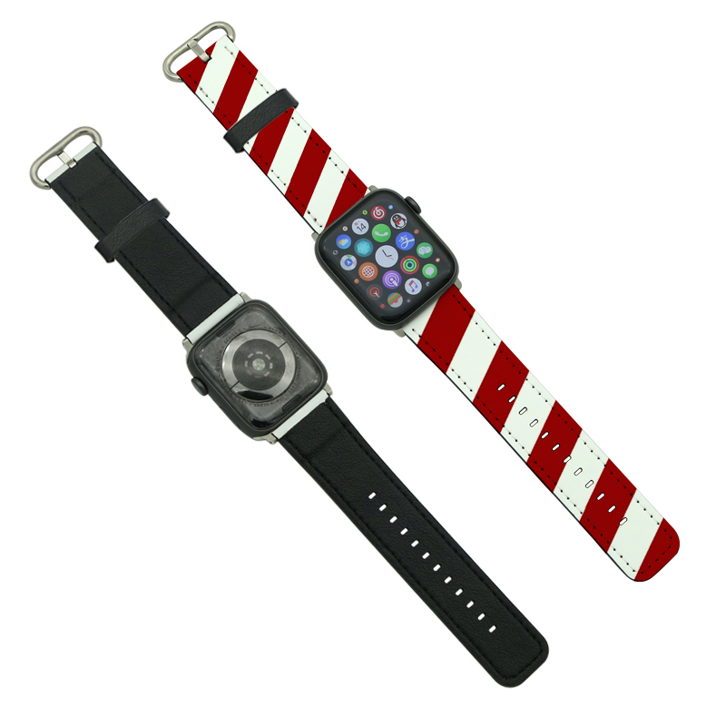 Sublimacijske PU kožne Apple iWatch narukvice za seriju 4/5-40 mm