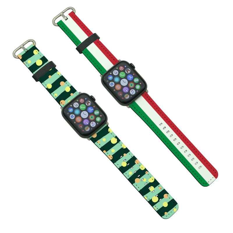 Sublimacijske PU kožne Apple iWatch narukvice za seriju 4/5-40 mm