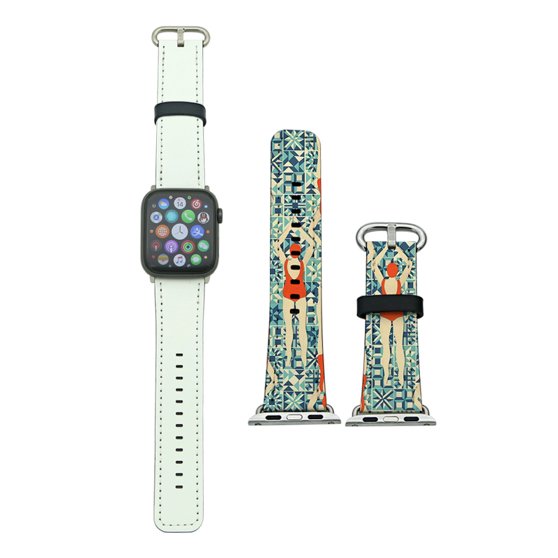 Sublimacijske PU kožne narukvice za Apple Watch za serije 1/2/3-38 mm