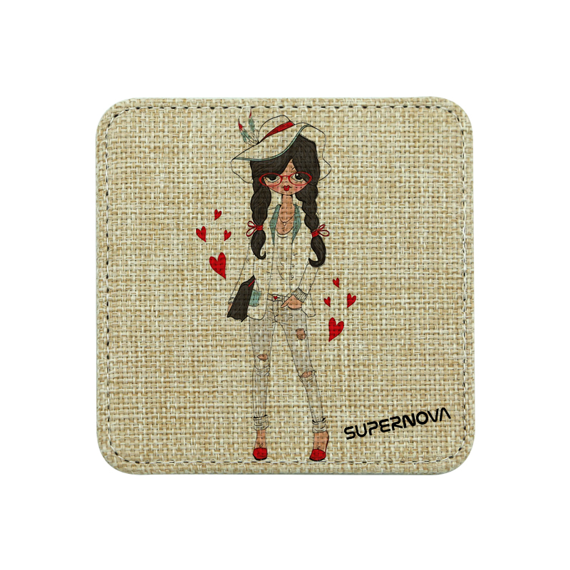 Sublimacija Jute Coaster-Square