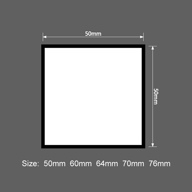 3' x 3' kvadratni sublimacijski flasteri od umjetne kože s ljepilom